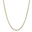 14k Gold 2.45 mm Hollow Round Box Chain Necklace - 22 in.
