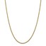 14k Gold 2.5 mm Handmade Regular Rope Chain Necklace - 22 in.