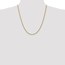 14k Gold 2.5 mm Handmade Regular Rope Chain Necklace - 22 in.