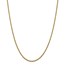 14k Gold 2.5 mm Handmade Regular Rope Chain Necklace - 24 in.