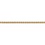 14k Gold 2.5 mm Handmade Regular Rope Chain Necklace - 24 in.