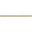 14k Gold 2.5 mm Handmade Regular Rope Chain Necklace - 24 in.