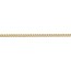 14k Gold 2.5 mm Semi-Solid Curb Link Chain Bracelet - 7 in.