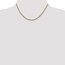 14k Gold 2.5 mm Semi-Solid Curb Link Chain Necklace - 16 in.