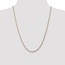 14k Gold 2.75 mm Flat Figaro Chain Necklace - 24 in.