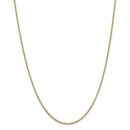 14k Gold 2 mm Cable Chain Necklace - 24 in.