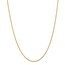 14k Gold 2 mm Handmade Regular Rope Chain Necklace - 18 in.