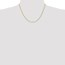 14k Gold 2 mm Handmade Regular Rope Chain Necklace - 18 in.