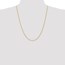 14k Gold 2 mm Handmade Regular Rope Chain Necklace - 24 in.