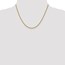 14k Gold 2 mm Semi-solid 3-Wire Wheat Chain Necklace - 18 in.