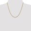 14k Gold 2 mm Semi-solid 3-Wire Wheat Chain Necklace - 20 in.