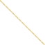 14k Gold 3.00 mm Flat Figaro Chain Bracelet - 7 in.