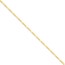 14k Gold 3.00 mm Flat Figaro Chain Bracelet - 7 in.
