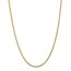 14k Gold 3.20 mm Diamond-cut Rope with Chain Necklace - 22 in.