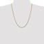 14k Gold 3.20 mm Diamond-cut Rope with Chain Necklace - 24 in.