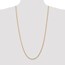 14k Gold 3.20 mm Diamond-cut Rope with Chain Necklace - 30 in.