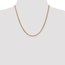 14k Gold 3.35 mm Semi-Solid Curb Link Chain Necklace - 20 in.