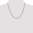14k Gold 3.35 mm Semi-Solid Curb Link Chain Necklace - 20 in.