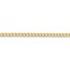 14k Gold 3.35 mm Semi-Solid Curb Link Chain Necklace - 20 in.