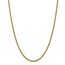 14k Gold 3 mm Handmade Regular Rope Chain Necklace - 24 in.