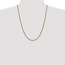 14k Gold 3 mm Handmade Regular Rope Chain Necklace - 24 in.