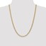 14k Gold 4.3 mm Semi-Solid Curb Link Chain Necklace - 24 in.