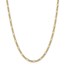 14k Gold 4.40 mm Semi-Solid Figaro Chain Necklace - 24 in.