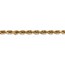 14k Gold 4.5 mm Diamond-cut Quadruple Rope Chain Necklace - 24 in