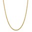 14k Gold 4 mm Diamond-cut Rope Chain Necklace - 24 in.
