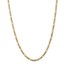 14k Gold 4 mm Flat Figaro Chain Necklace - 20 in.