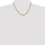14k Gold 4 mm Flat Figaro Chain Necklace - 20 in.