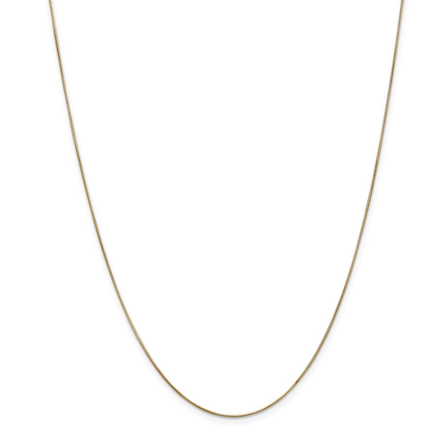 Buy 14k Gold .65 mm Round Snake Chain Necklace 18 in. APMEX