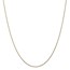 14k Gold .65 mm Solid Diamond-cut Spiga Chain Necklace - 16 in.
