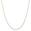 14k Gold .65 mm Solid Diamond-cut Spiga Chain Necklace - 16 in.