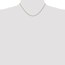 14k Gold .65 mm Solid Diamond-cut Spiga Chain Necklace - 16 in.