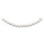 14k Gold 7-8 mm Round Saltwater Akoya Cultured Pearl Necklace