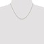 14k Gold .70 mm Ropa Chain Necklace - 18 in.