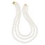 14k Gold 8-9 mm Freshwater Cultured 3-Strand Pearl Necklace