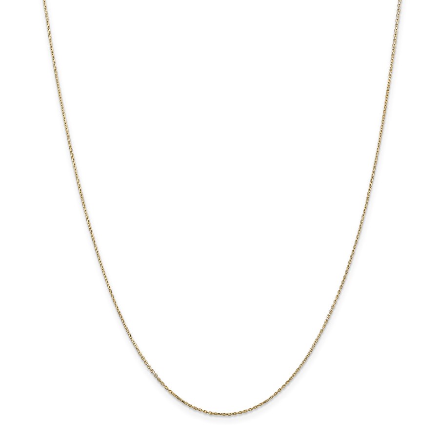 14k Gold .8 mm Cable Chain Necklace - 20 in.