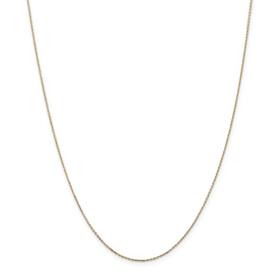 14k Gold .8 mm Cable Chain Necklace - 20 in.