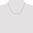 14k Gold .80 mm Round Snake Chain Necklace - 18 in.