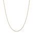 14k Gold .9 mm Box Chain w/Spring Ring Necklace - 16 in.