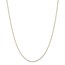 14k Gold .9 mm Box Chain w/Spring Ring Necklace - 24 in.