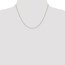 14k Gold .9 mm Cable Chain Necklace - 18 in.