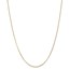 14k Gold .9 mm Curb Pendant Chain Necklace - 16 in.
