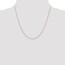 14k Gold .90 mm Diamond-cut Cable Chain Necklace - 20 in.