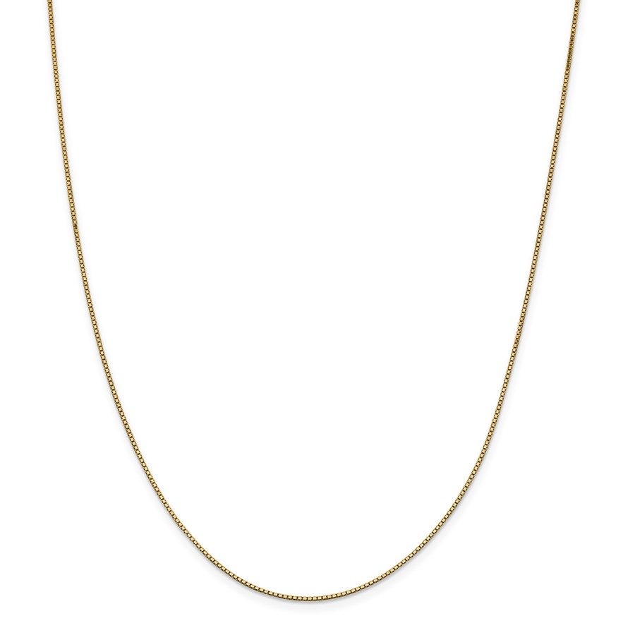 14k Gold .95 mm Box Chain Necklace - 18 in.