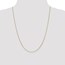 14k Gold .95 mm Diamond-cut Cable Chain Necklace - 24 in.