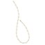 14k Gold Bead & 7-8 mm Cultured Pearl Necklace