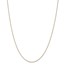 14k Gold Diamond-cut 0.65 mm Spiga Pendant Chain Necklace - 18 in